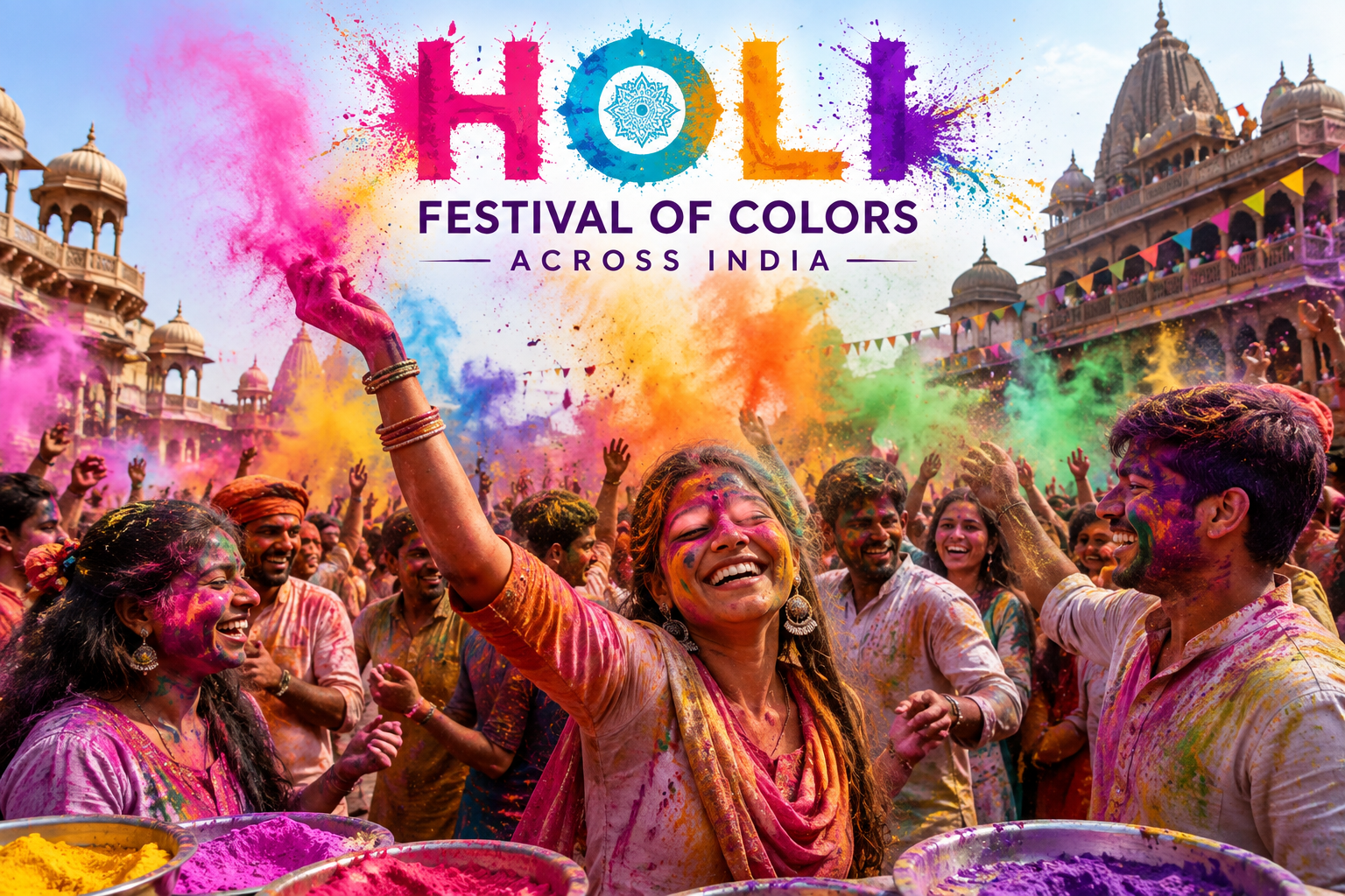 Holi Festival Traditions and Colors Across India